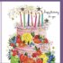 Wenskaart met envelop - Paper Rose - Fruity Birthday Cake_