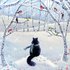 Postcard Christmas | Cat in the snow_