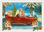PK 1072 Tausendschön Postcard Christmas - Engel im Auto_