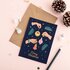 Holding Christmas Baubles Postcard + Envelope by LittleLeftyLou_