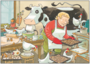 Postcard | Lieselotte bakes Christmas cookies_