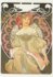 Postcard Alphonse Marie Mucha - Reverie, 1897_