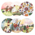 SET 30x Sticker 'Lichtjeswoud sickerset' by RomyIllustrations_