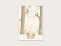 Postcard konijnen in het bos + hartjes - Appeloogje_