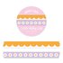 Slim Ochre Scalloped and Lilac Daisies Washi Tapes Set - Little Lefty Lou _