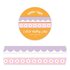 Slim Lilac Scalloped and Pink Daisies Washi Tapes Set - Little Lefty Lou _