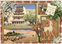 PK 8084 Barbara Behr Glitter Postcard | China - Dunhuang Mogao Caves_