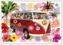 PK 1126 Tausendschön Postcard | Flower-Power, Hippie-Bus_