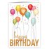 Greeting Card - Happy Birthday Balloons_