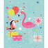 L'Atelier de Papier Aquarupella Postcard | Happy Birthday Flamingo_