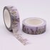 Washi Tape | Bunny in Spring Flower Field - with Gold Foil _