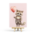 Postcard Valentine's Racoon by Penpaling Paula_