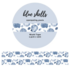 Washi Tape Blue Shells by Penpaling Paula_