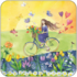Postcard Kristiana Heinemann | Girl rides a bicycle_