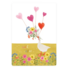 The Lemonbird Postcard | gans met bloemen_