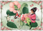 Auguri by Barbara Behr Glitter Postcard | Musical Fairy_