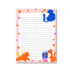 A5 Colorful Paws Notepad - Only Happy Things_