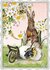 No. 51 Auguri by Barbara Behr Glitter Postcard | Happy Easter_