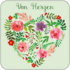Postcard | Von Herzen (Heart of Flowers)_