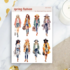 Spring Fashion Sticker Sheet by Penpaling Paula_