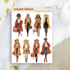 Autumn Fashion Sticker Sheet by Penpaling Paula_