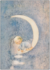 Postcard Mili Weber - Little Fairy in a Silver Moon_