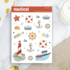 Nautical Sticker Sheet by Penpaling Paula_