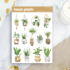 Houseplants Sticker Sheet by Penpaling Paula_