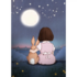 Postcard Belle and Boo | Moon Gazing_