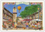 PK 1159 Tausendschön Postcard | La France - La Provence, Le marché provençal_