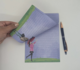 A5 Notepad Rain Girl - by StationeryParlor_