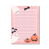 A5 Cute Halloween Pink Notepad - Double Sided - by Only Happy Things_