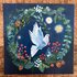 Mila Marquis Postcard Christmas | Dove in wreath_