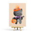 Postcard Halloween Cat by Penpaling Paula_