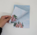 A5 Notepad Winter Houses - by StationeryParlor_