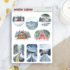 Winter Cabins Sticker Sheet by Penpaling Paula_