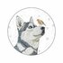 6x Sticker Husky by Art by Meer_