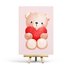 Postcard Valentine's Bear by Penpaling Paula_