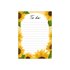 A6 Notepad To Do (Sunflowers) by Muchable_