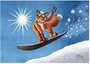 Postcard 388 by Katja Saario - Snowboarding_