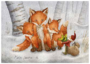 Postcard 79 by Katja Saario - The Christmas Gift_