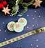 Santa’s Reindeer Gold Foil Washi Tape - by Dreamchaserart_