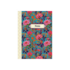 Illustrated little notebook Gwenaëlle Trolez Créations - Blue Pink Flowers_