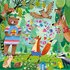 Mila Marquis Square Postcard | Animals in the forest_