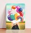 Postcard Happy Birthday Balloons - Aniet Illustration_
