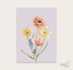 Postcard boeket klaprozen, narcissen & blauwe druif - Appeloogje_