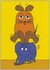 Postcard Sendung mit der Maus | Mouse and elephant leapfrogging_