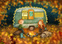 PRE ORDER: Postcard Ila Illustrations 167 - Campfire_