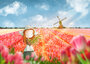 PRE ORDER: Postcard Ila Illustrations 150 - Tulips fields_