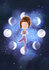 PRE ORDER: Postcard Ila Illustrations 132 - Moon phases_